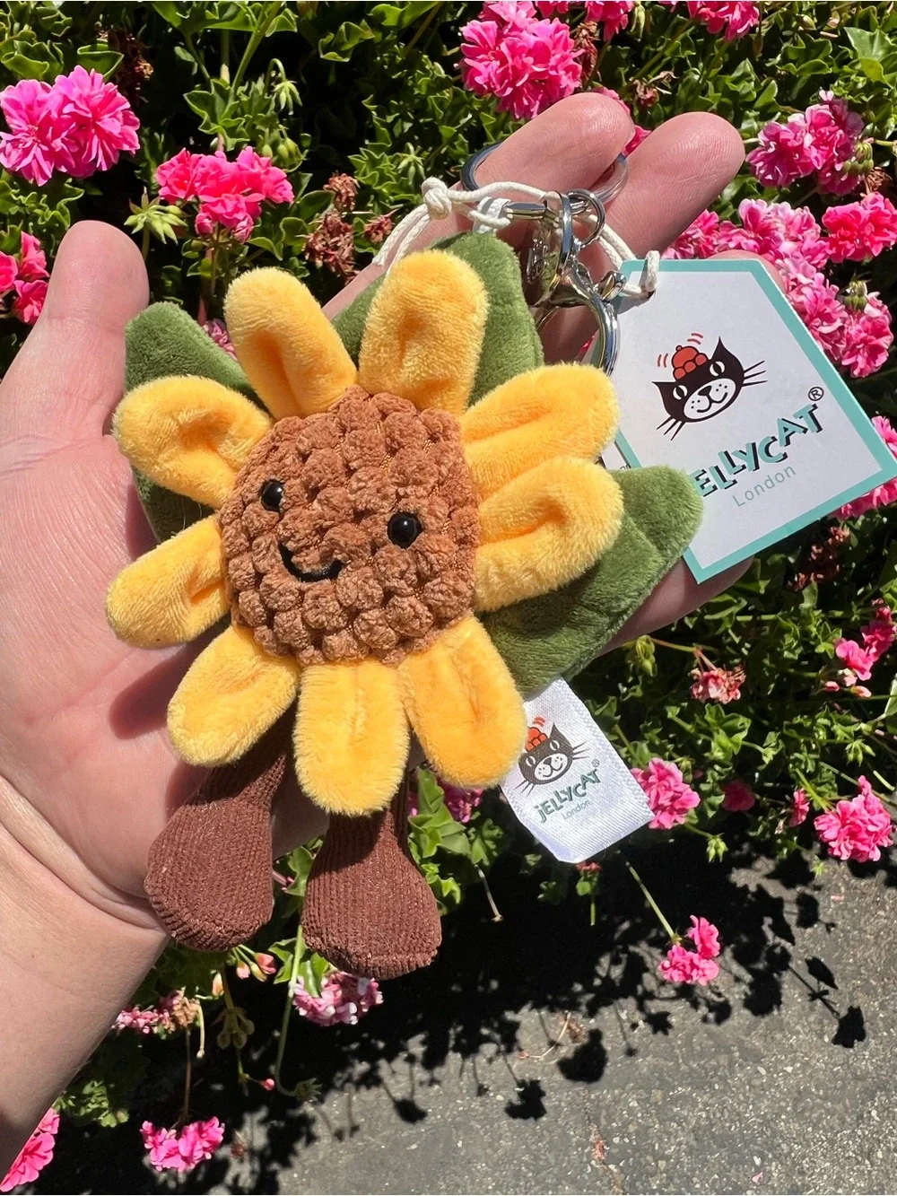SUNFLOWER PLUSH KEYCHAIN - Picture 2 of 6